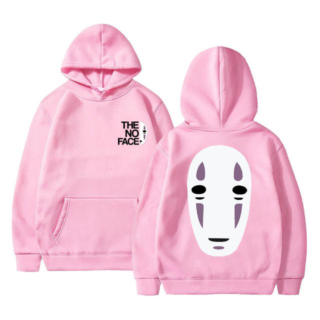 Anime Spirited Away No Face Man Grafická Mikina Unisex 90. léta Manga Harajuku Mikina Unisex Dámská Móda Ležérní Nadměrná mikina