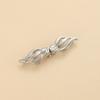 1 Pair Alloy Cardigan Collar Clips Holder Women Decor Crystal Cape Cloak Clasps Fasteners Buckle Brooch Clip
