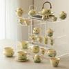 Hand Painted Teapot Underglaze Retro Oil Painting Daisy Small Pot High End Ceramic Tea Set