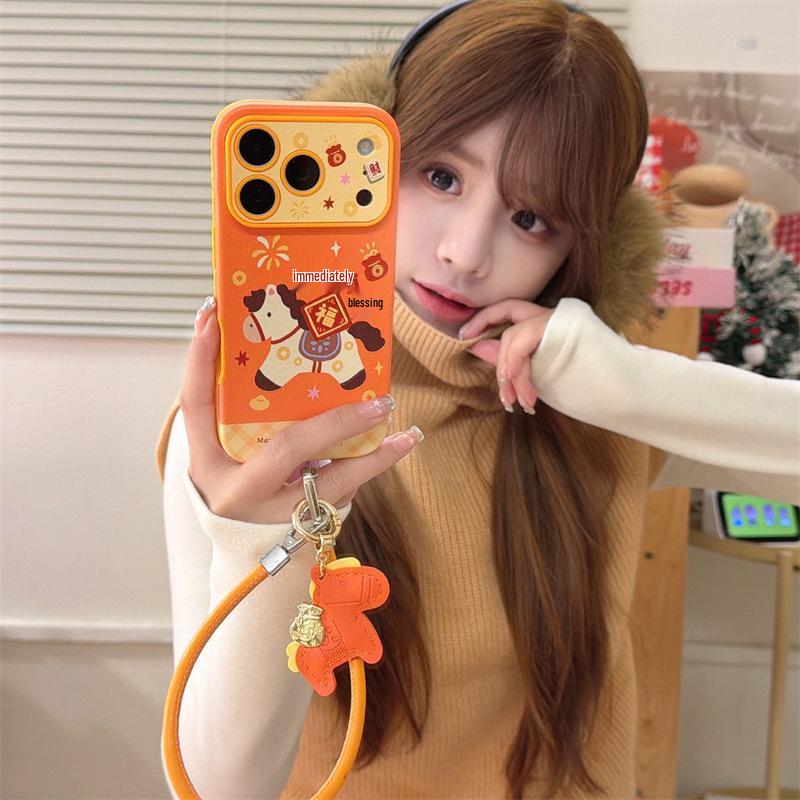 New Year Blessings: Little Horse Phone Case for iPhone 17, 16 Pro Max/15/14 - Premium Design