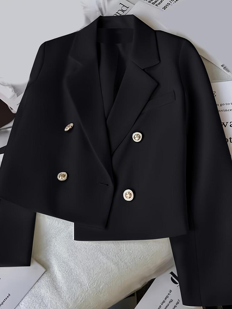 Women's Korean Style Casual Autumn/Spring Suit Jacket – Slimming, Loose Fit, Straight Cut