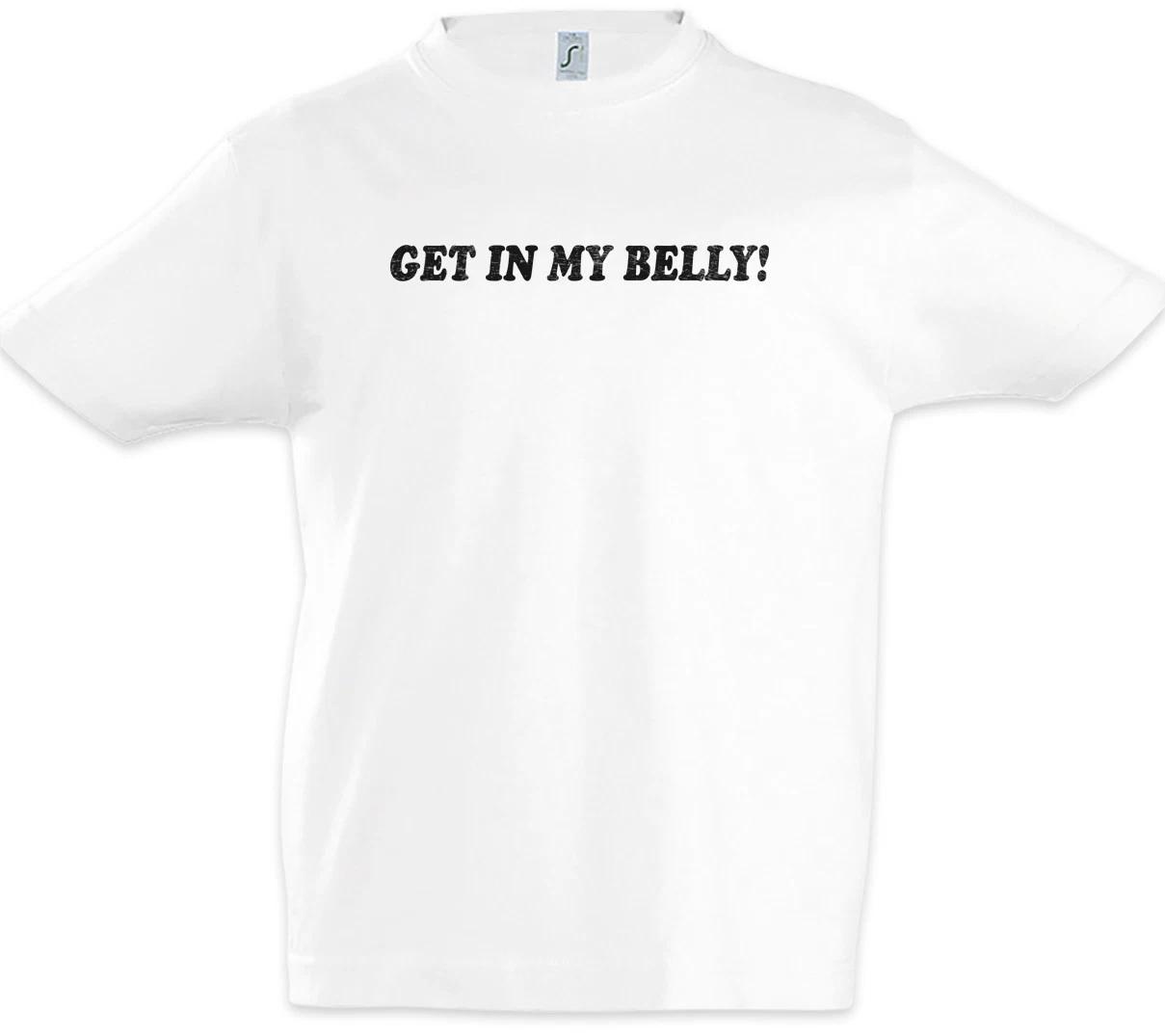 

Get In My Belly Kids Boys T-Shirt Fun Chubby Pride Fatty proud fat large heavy 160