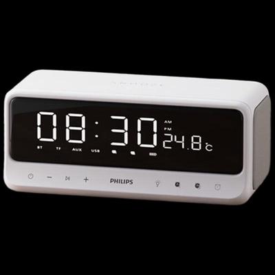 Philips TAS3609 Smart Alarm Clock Bluetooth Speaker CN Plug (adapter Included)