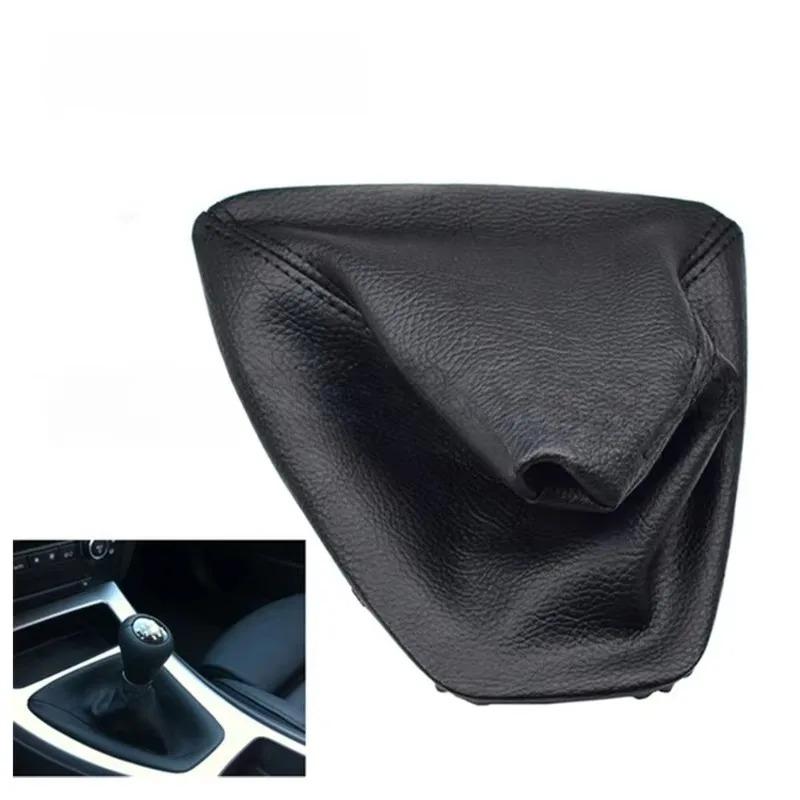 VYL for Car Shift Gear Stick Manual Shift Boot Black Leather Boot with Frame E30 E36 E39 E46 E81 E82 E87 E88 E90 E91 E92 E93