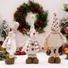 Christmas Telescopic Doll European Style Santa Claus Snowman Elk Hanging Leg Doll Christmas Decoration Supplies