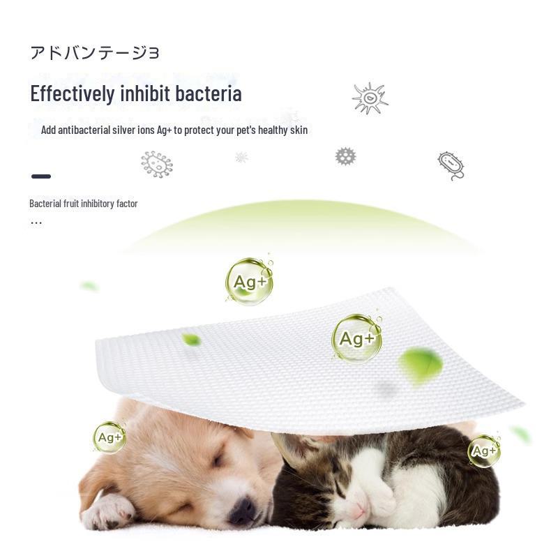 Kojima Pet Wet Wipes for Cats, Kittens & Dogs – No-Bath Deodorizing Cleanser