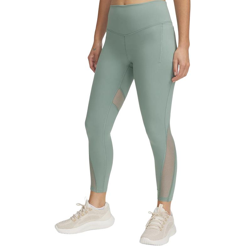 Under Armour Comfortable Mid-Rise Casual Breathable Slim Fit Sports Pants Women Pants Green 1389871-348