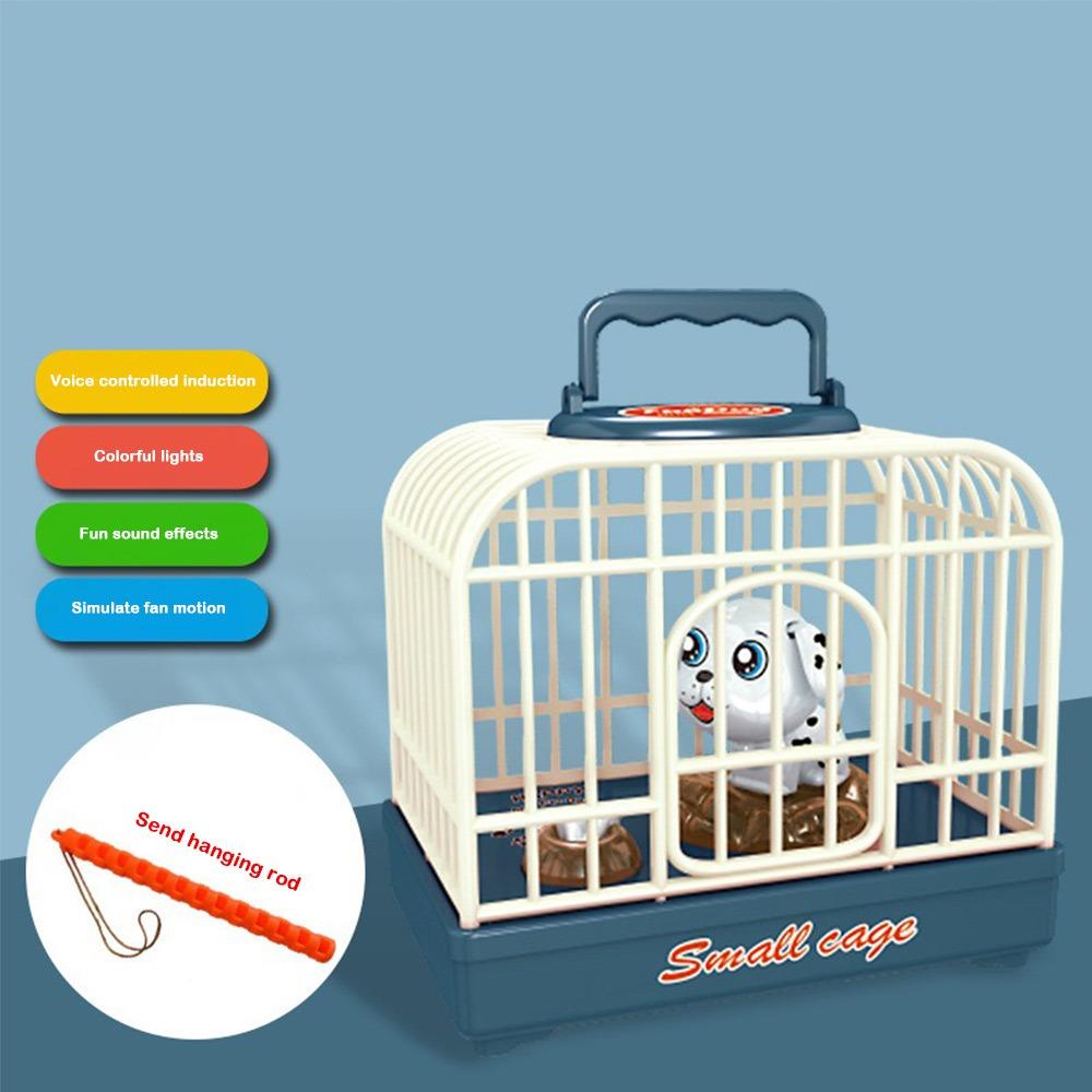 

Realistic Voice Electric Bird Cage Toy Luminous Talking Electric Bird Children Style 5
