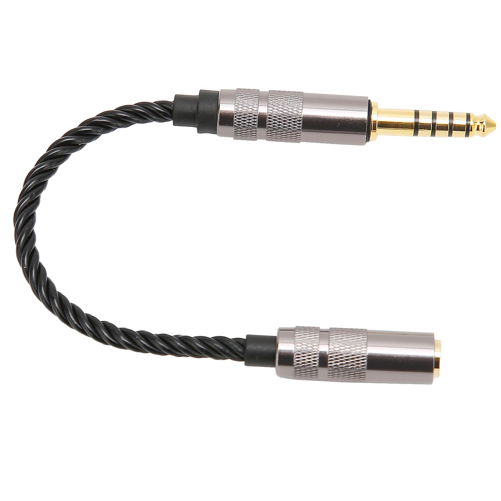 

Сбалансированный кабельный адаптер 4,4 мм штекер на 2,5 мм гнездо Позолоченный Бескислородный медный проводник Адаптер