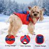 Warm Dog Coat Winter Waterproof Pet Clothes With Harness For Small Medium Dogs Cat Apparel Puppy Jacket Vest Yorkie Pug Costume