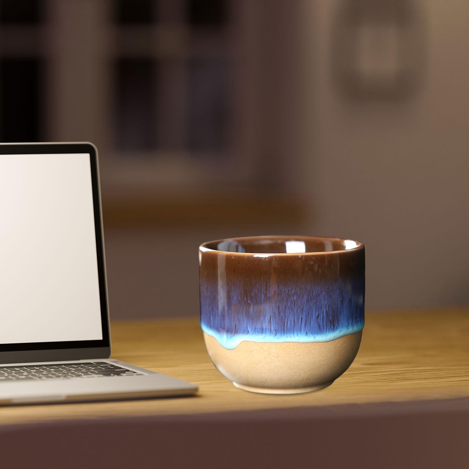 

Керамические чашки 150 мл в японском стиле без ручек для йерба мате, чайная чашка для кунг-фу, для капучино, сока, йерба мате, саке, эспрессо коричневый