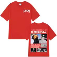 Rapper CRIS MJ Album Tour 2026 Graphics Tees Men Women Hip-hop T-shirt Short-sleeved Cotton Casual Vintage Gothic Punk T-shirts 3