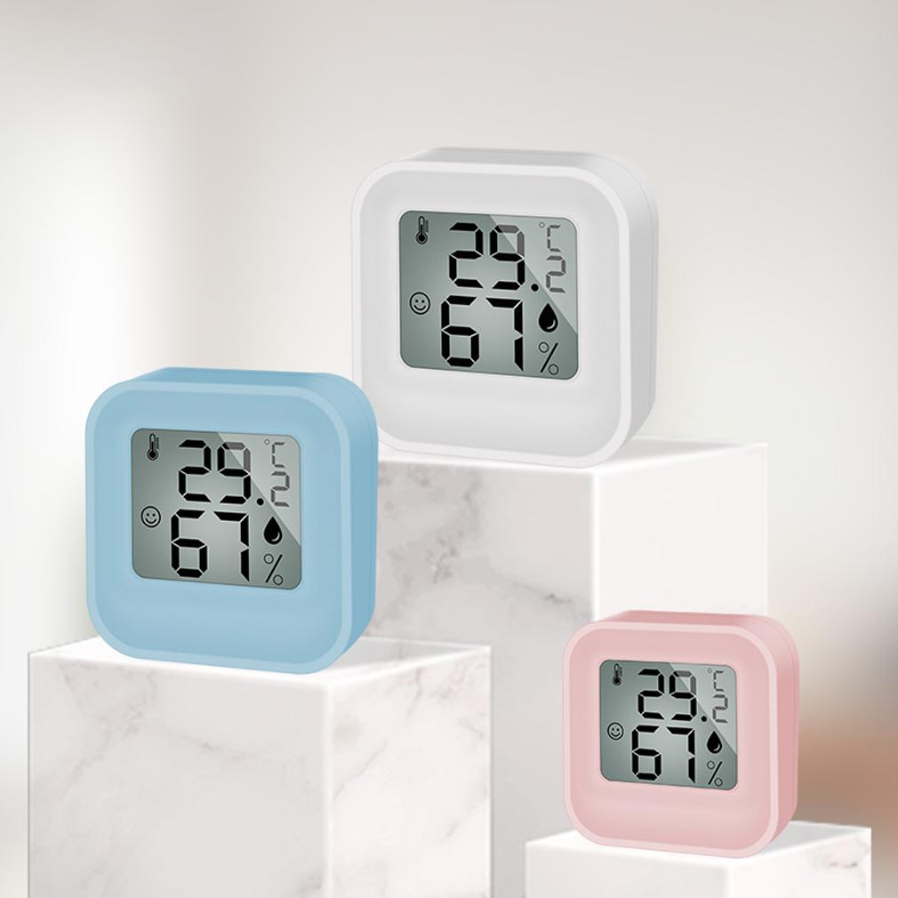 Mini LCD Digital Thermometer Hygrometer Indoor Room Electronic Temperature Humidity Meter Sensor Gauge Weather for Boothroom