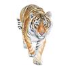 Samolepicí 3D tygr na zeď samolepka DIY kreslené zvířecí samolepky kreativní živé tygří obtisky