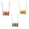 Multilingual Projection Jewelry 100 Language Camera Pendant Necklace Allergy Resistant Copper Lightweight Clavicle Chain