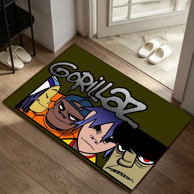 Gorillaz A A rug suitable for office chair areas living rooms and computer desks perfect for home offices and an ideal holiday gift