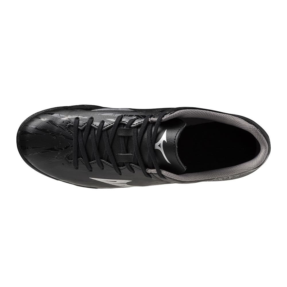 Mizuno Monarcida NEO SALA CLUB TF Futsal Club Black x 3E Shoes, Football, Soccer, Wide, Lightweight, Indoor, Silver, 22.5 cm,