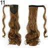 Tenfyer Women's Girl's Long Straight Wavy Ponytail Wigs Clip In Pony Tail Hair Extensions