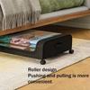 Large Capacity Underbed Storage Box Bed Bottom Shelf with Wheels Quilts Clothing Shoes Storage Multifunctional Storage Box