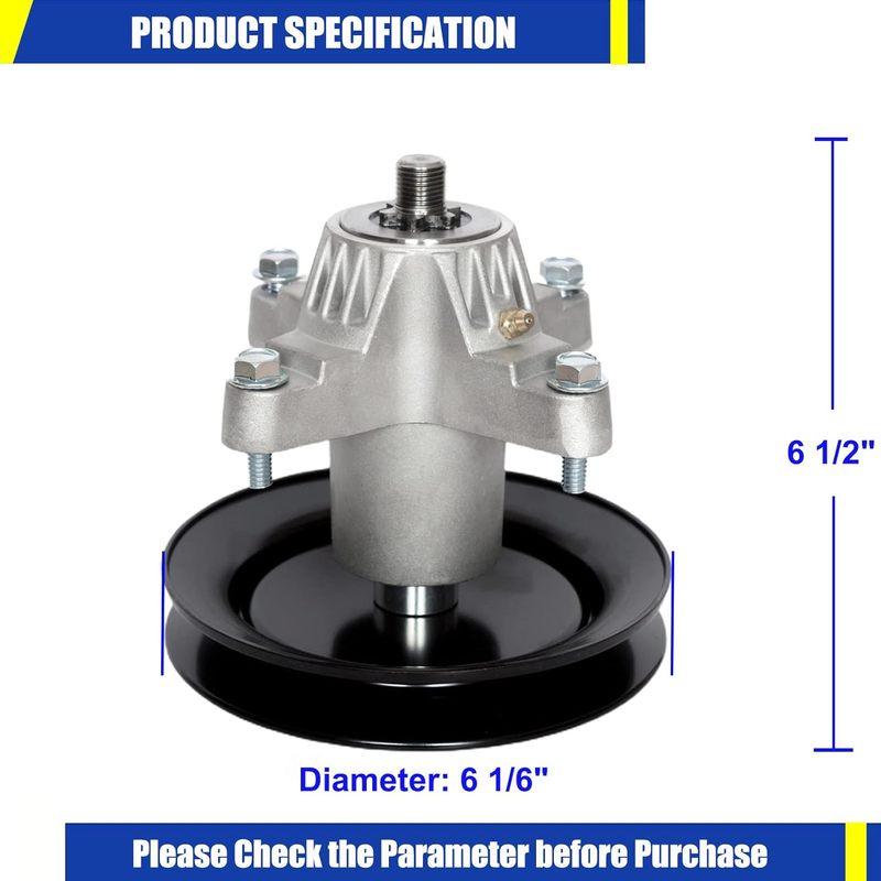 918-0624 618-0624A 618-0659A 918-0659 Spindle Assembly with Pulley Compatible with MTD Troy/Toro LT1040 LT1040 42’’ Deck