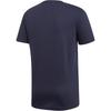 Adidas Essential Linear AOP Box Letter Round Neck Comfortable Versatile Short Sleeve T-Shirt Men T-Shirts Navy-Blue DV3045