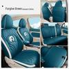 Applicable Purple ORA Good Cat Leather Seat Cover - All-Season, Breathable, Wear-Resistant, Full Wrap Design