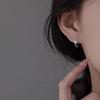 Small Love Earrings Female Niche Design Sense of Earrings Female Cold Wind Hundred with High-level Sense of Earrings Personalised Unique Earrings