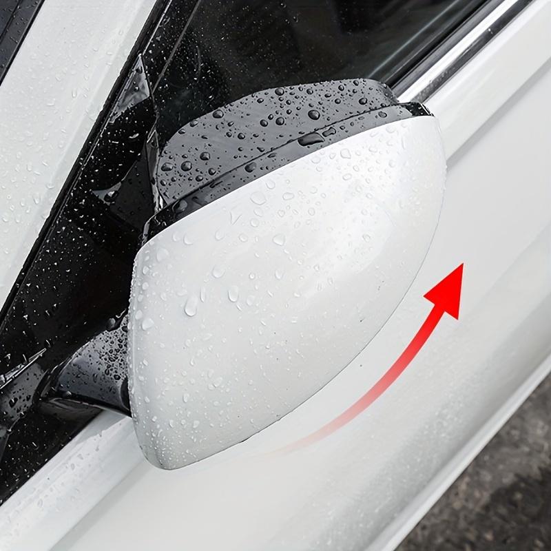2-Pack Car Blind Spot Mirror, Rearview Mirror Rain Eyebrow Multi-Function All-In-One, Rainy Day Rain Cover, Extended Field of View, Safe Driving.