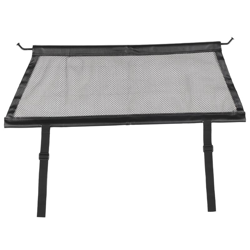 

For Mercedes-Benz GLC X253 2016-2022 Car Trunk Safety Isolation Protective Netting Pet Fence Netting with Storage Pockets