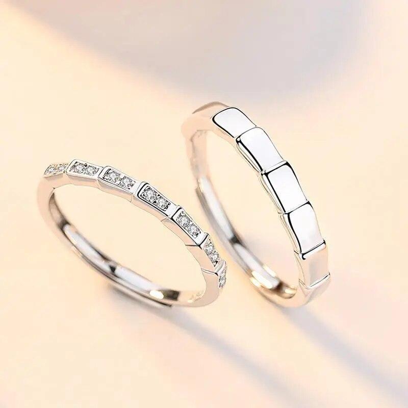 TV My Demon Kim You Jung Cosplay Rings Unisex Adjustable Opening Couple Rings Set Jewelry Accessories Gifts