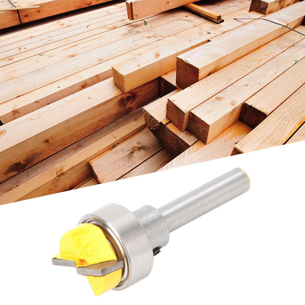 1 Stück 1/4 Schaft Schablone Schaftfräser Trimmfräser Holzbearbeitungswerkzeug Zubehör