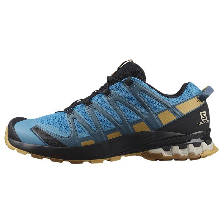 

Salomon XA Pro 3D V8 Comfortable Easy Wear Mesh Fabric Leather Durable Low Top Running Shoes Men Running Shoes Blue Black 414399 41⅓