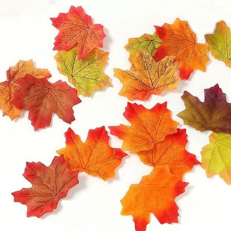 Lot De 24 Décorations Feuilles D'érable D'automne - Funtery - Pour Arbre De Thanksgiving