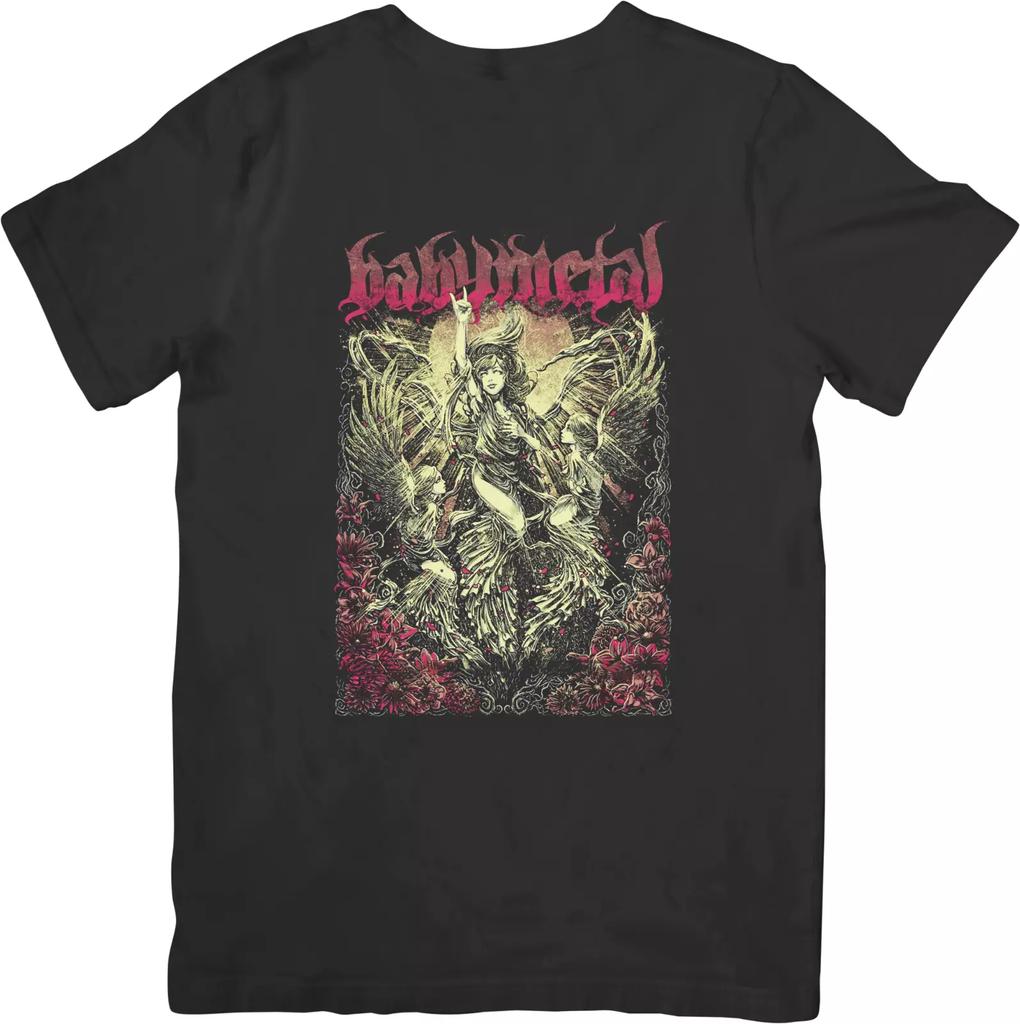 Baby Metal Rock Music Unisex Fit for Men & Women Quality Cotton T-Shirt Black