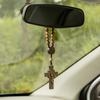 Intercession Car Rearview Mirror Rosary (Saint Benedict)