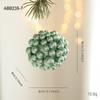 New Green Foam Christmas Ball Heterosexual Pendant Bright Glitter Sticky Powder Christmas Tree Hanging Ball Decorative Pendant Arrangement