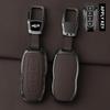 Car Zinc Alloy Leather Key Cover Case Protector For Ford Equator Jmc Plus 5 6 7 Sport Ecoboost Smart Remote Keychain Accessories