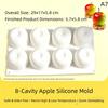 1Pcs Raspberry Fruit Series Cake Silicone Mold Mango Baking Mousse Mould Strawberry French Dessert Mousse Mold