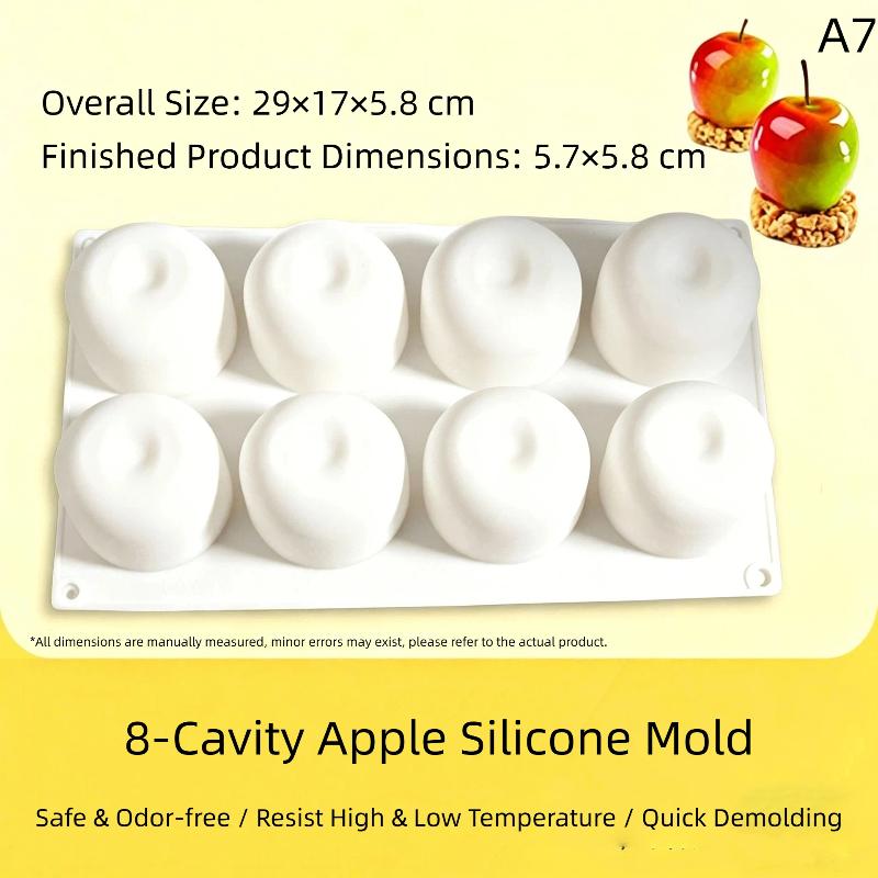 1Pcs Raspberry Fruit Series Cake Silicone Mold Mango Baking Mousse Mould Strawberry French Dessert Mousse Mold
