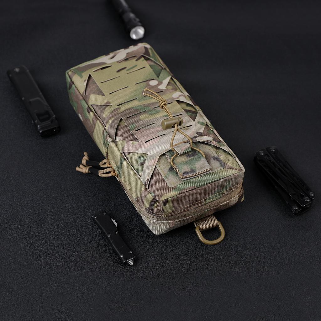 Molle Utility Tool Pouches Multi-Functional Outdoor Survival Tool Storage Bag Oxford Cloth for Outdoor Travel Hiking Camping