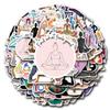 110 New-Style Waterproof Yoga Graffiti Stickers for Suitcases & Phones