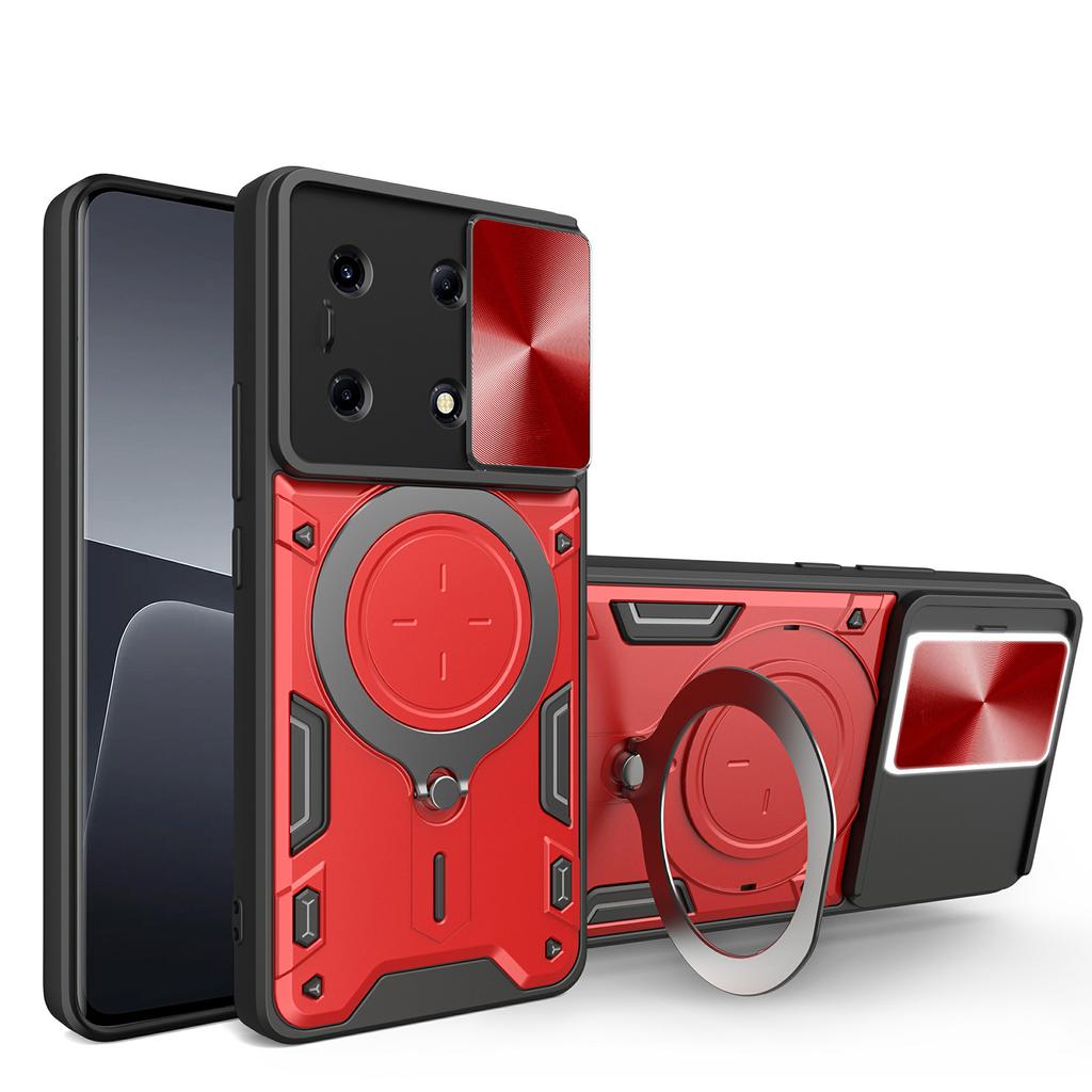 For Infinix Note 30 VIP 5G Case Lens Protection TPU+PC Kickstand Phone Cover