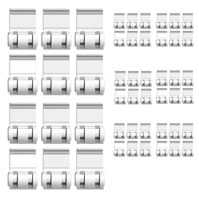 

Hem Clips For Pants 500Pcs Quick-Fix Non-Slip Edge, Adjuster, Sewing Accessories, Invisible Leg Shortening Clip прозорий
