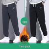 Men's Trendy Fleece-Lined Corduroy Sweatpants: Winter Warmth & Versatile Style