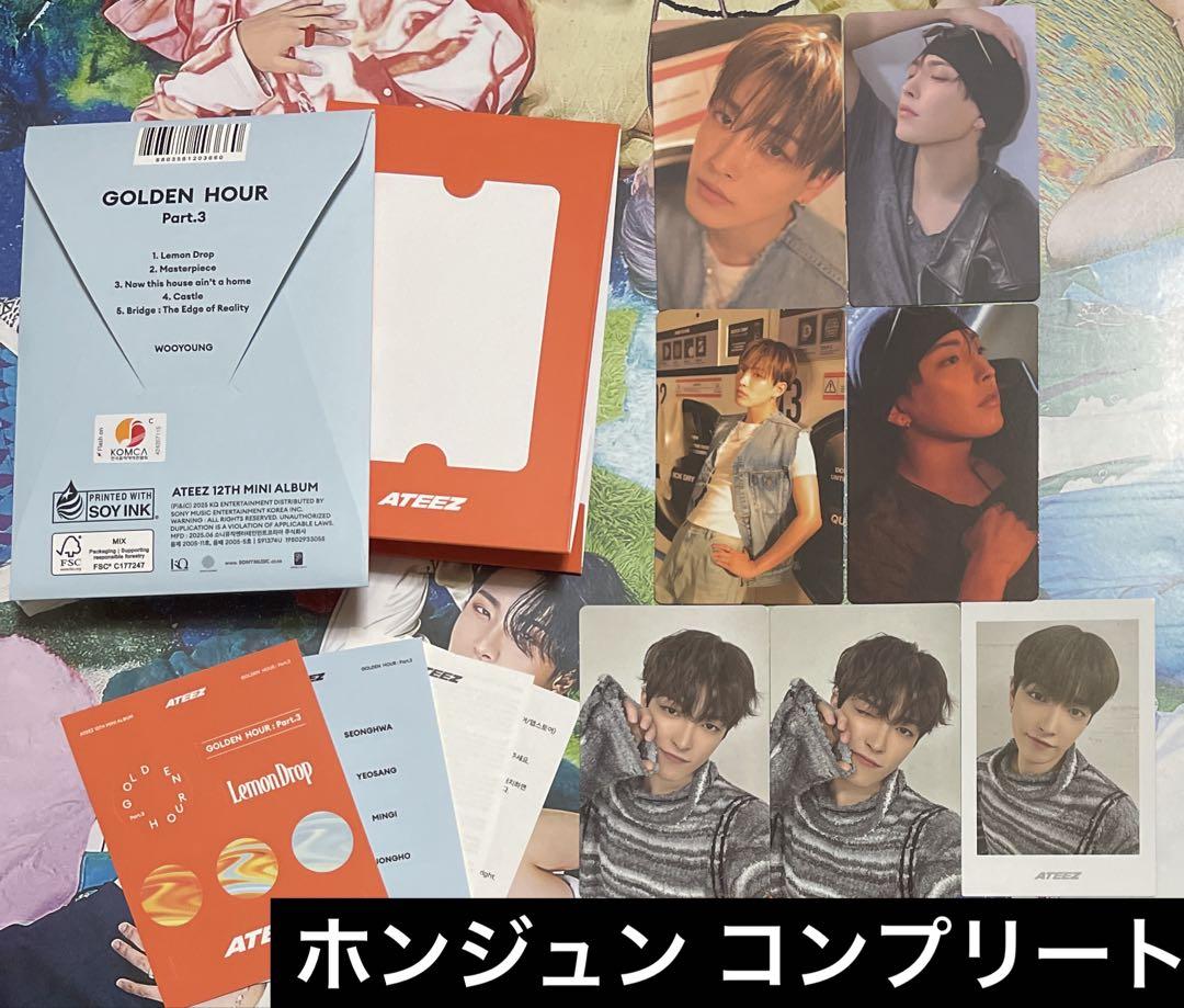 

[USED] Hongjoong ATEEZ GOLDEN HOUR 3 Complete Set Poka