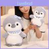 Cartoon Cute Penguin With Butterfly Headwear And Scarf Plush Toy Doll For Gift