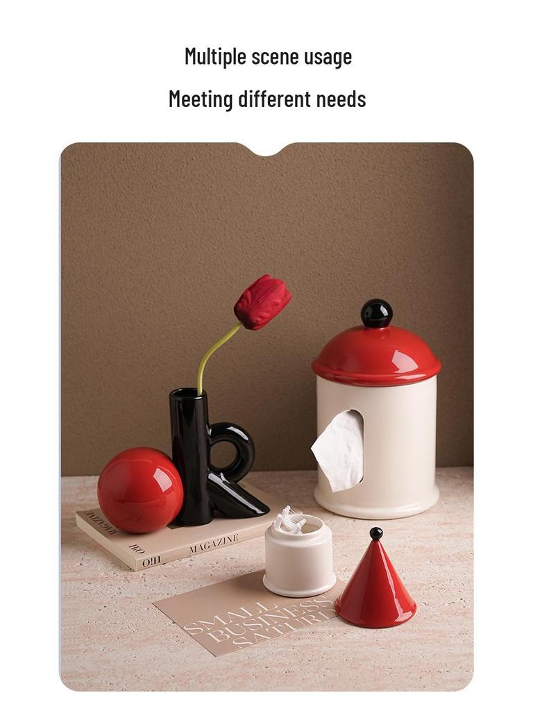 Beihanmei Vintage Style Decorative Toothpick Holder - High-End Creative Home Ornament