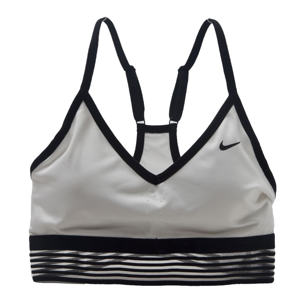 Nike Pro Indy Cool Comfortable Fashion Striped Sports Bra Women underwear 805190-100 XL