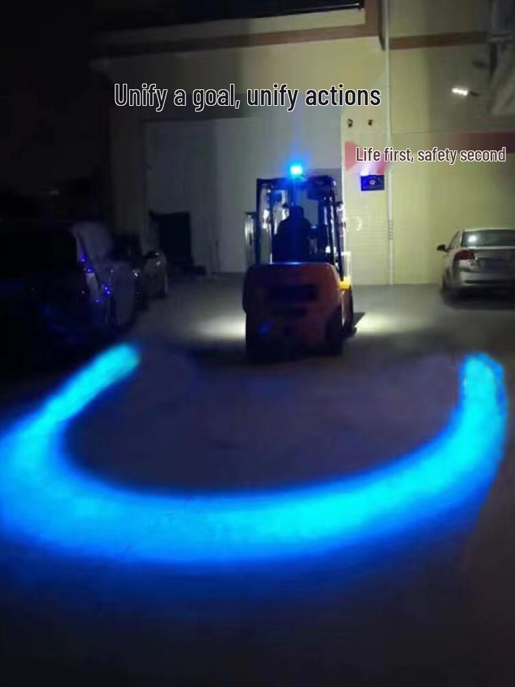 

Forklift Scissor Lift Boundary Warning Light with Blue & Red Reversing Indicator 02 Blue Spotlight x1