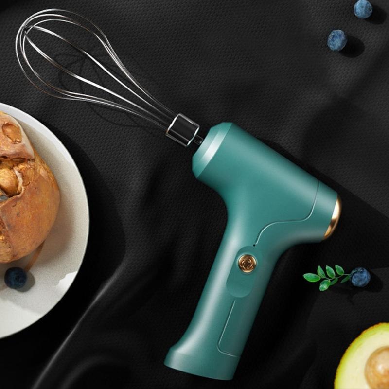Multifunctional and Practical Hand Mixer Convenient Hand Mixer Electric Cordless 3 SpeedsDetachable Whisks Eggs Beater